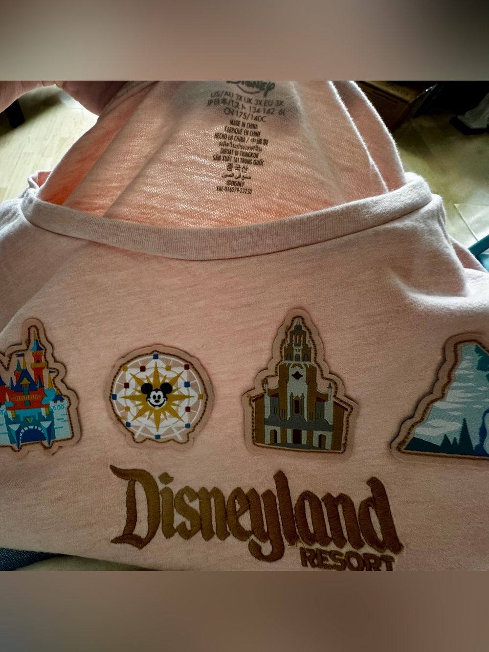 Disneyland Resort  Light Pink Women’s Graphic Tee